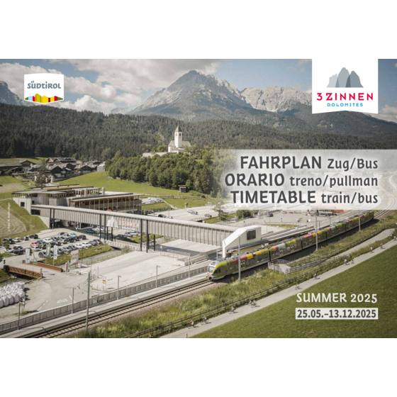 Fahrplan Zug/Bus Sommer 2025